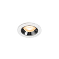 NUMINOS® XS, luminária para encastrar no teto, brance/cromada 2700 K 55°