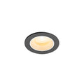 NUMINOS® XS, luminária de teto embutida, 3000 K, 20°, IP20, redonda, preto / branco