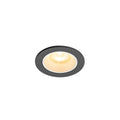 NUMINOS® XS, luminária de teto embutida, 3000 K, 55°, IP20, redonda, preto / branco