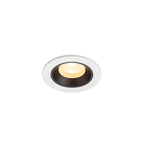 NUMINOS® XS, luminária para encastrar no teto, brance/preta 3000 K 40°