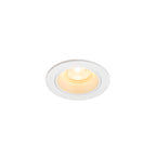 NUMINOS® XS, luminária de teto embutida, 3000 K, 40°, IP20, redonda, branca