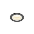 NUMINOS® XS, luminária de teto embutida, 4000 K, 20°, IP20, redonda, preto / branco