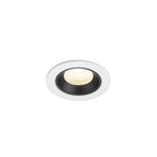 NUMINOS® XS, luminária para encastrar no teto, brance/preta 4000 K 20°