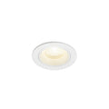 NUMINOS® XS, luminária de teto embutida, 4000 K, 20°, IP20, redonda, branca