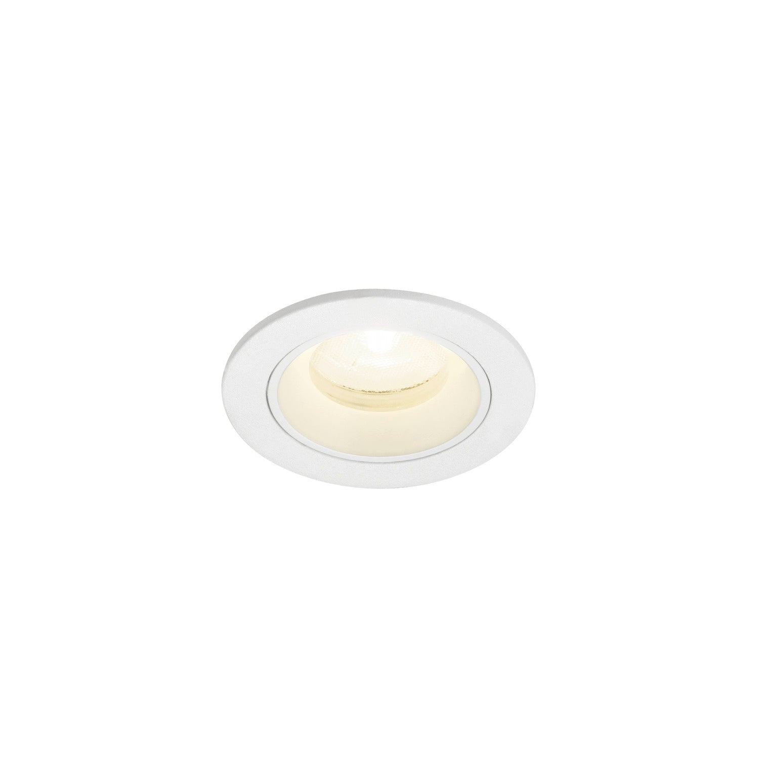 NUMINOS® XS, luminária de teto embutida, 4000 K, 20°, IP20, redonda, branca
