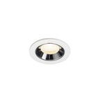 NUMINOS® XS, luminária para encastrar no teto, brance/cromada 4000 K 20°
