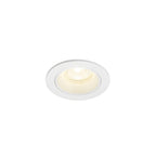 NUMINOS® XS, luminária de teto embutida, 4000 K, 40°, IP20, redonda, branca