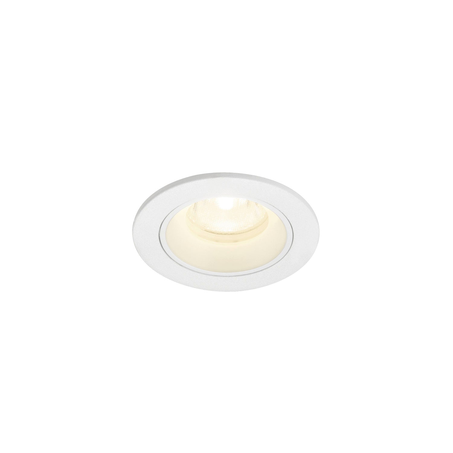 NUMINOS® XS, luminária de teto embutida, 4000 K, 40°, IP20, redonda, branca