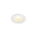 NUMINOS® XS, luminária de teto embutida, 4000 K, 55°, IP20, redonda, branca