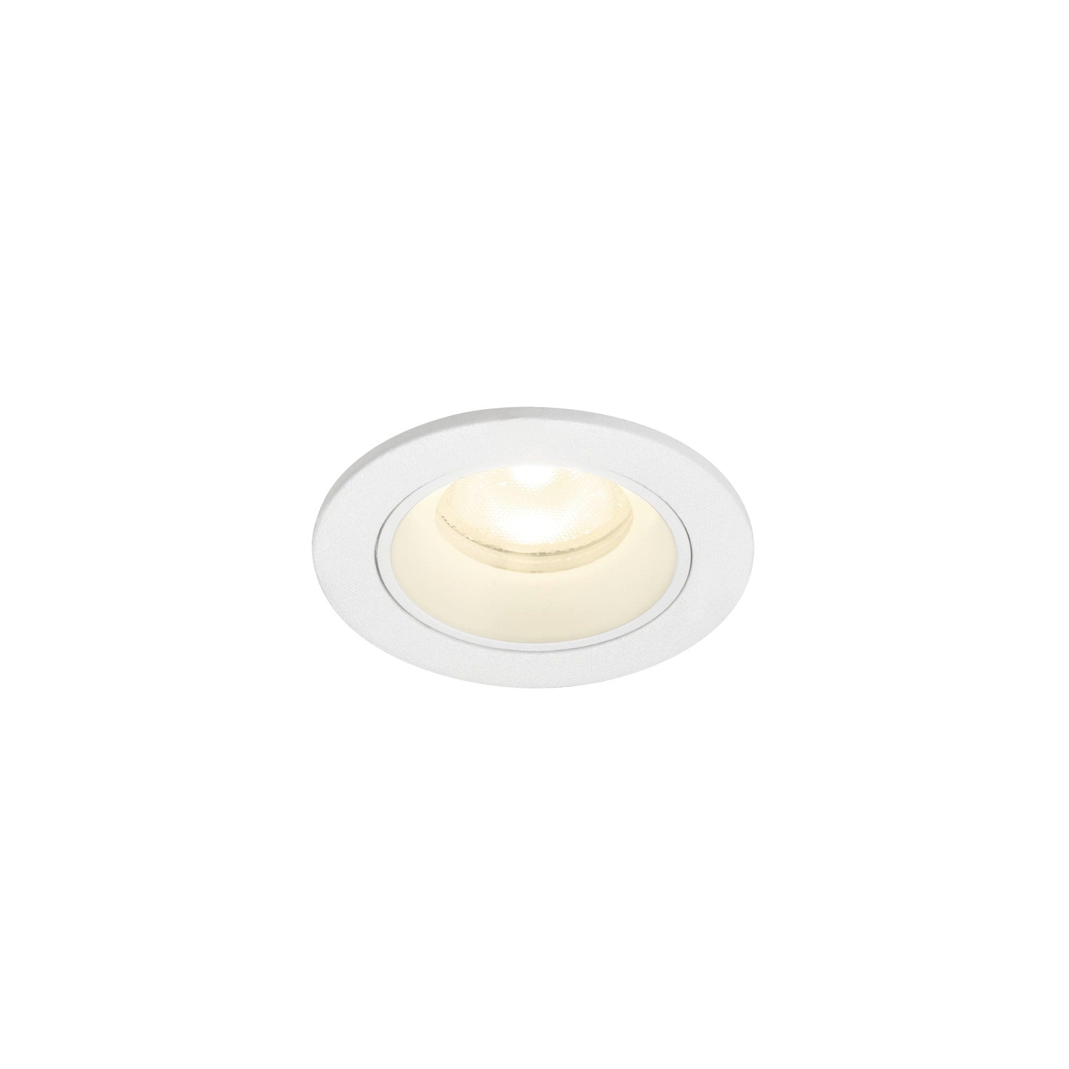 NUMINOS® XS, luminária de teto embutida, 4000 K, 55°, IP20, redonda, branca