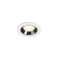 NUMINOS® XS, luminária para encastrar no teto, brance/cromada 4000 K 55°
