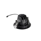 NUMINOS® MOVE XS, luminária para encastrar no teto, preta/cromada 2700 K 20°