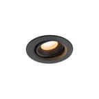 NUMINOS® MOVE XS, Luminária de teto embutida, 2700 K, 40°, IP20, redonda, preta