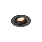 NUMINOS® MOVE XS, Luminária de teto embutida, 2700 K, 55°, IP20, redonda, preta