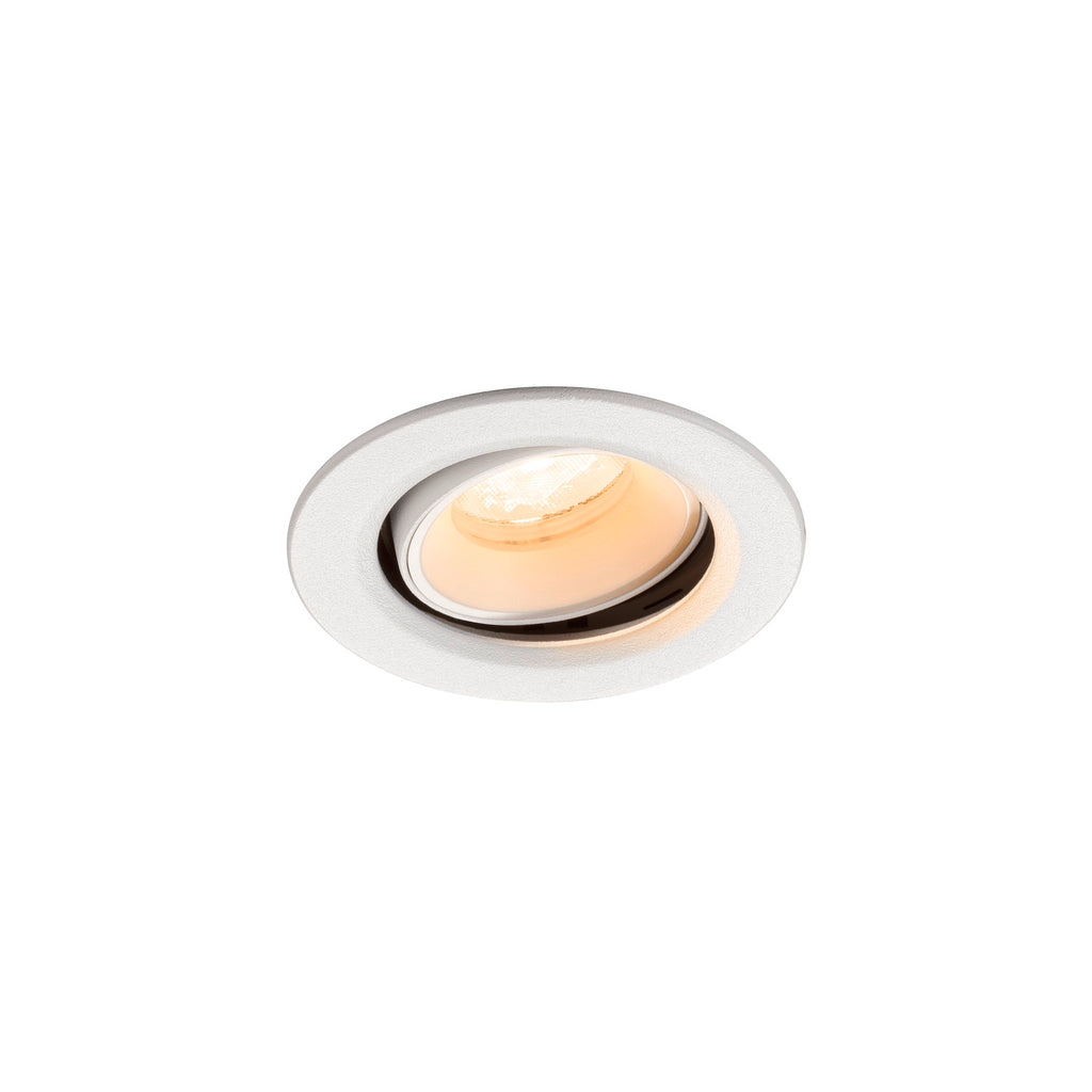 NUMINOS® MOVE XS, Luminária de teto embutida, 2700 K, 40°, IP20, redonda, branca