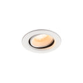 NUMINOS® MOVE XS, Luminária de teto embutida, 2700 K, 40°, IP20, redonda, branca