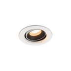 NUMINOS® MOVE XS, luminária para encastrar no teto, brance/preta 2700 K 55°