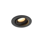 NUMINOS® MOVE XS, Luminária de teto embutida, 3000 K, 40°, IP20, redonda, preta