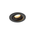NUMINOS® MOVE XS, Luminária de teto embutida, 3000 K, 55°, IP20, redonda, preta