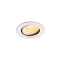 NUMINOS® MOVE XS, Luminária de teto embutida, 4000 K, 20°, IP20, redonda, branca