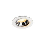 NUMINOS® MOVE XS, luminária para encastrar no teto, brance/cromada 4000 K 40°