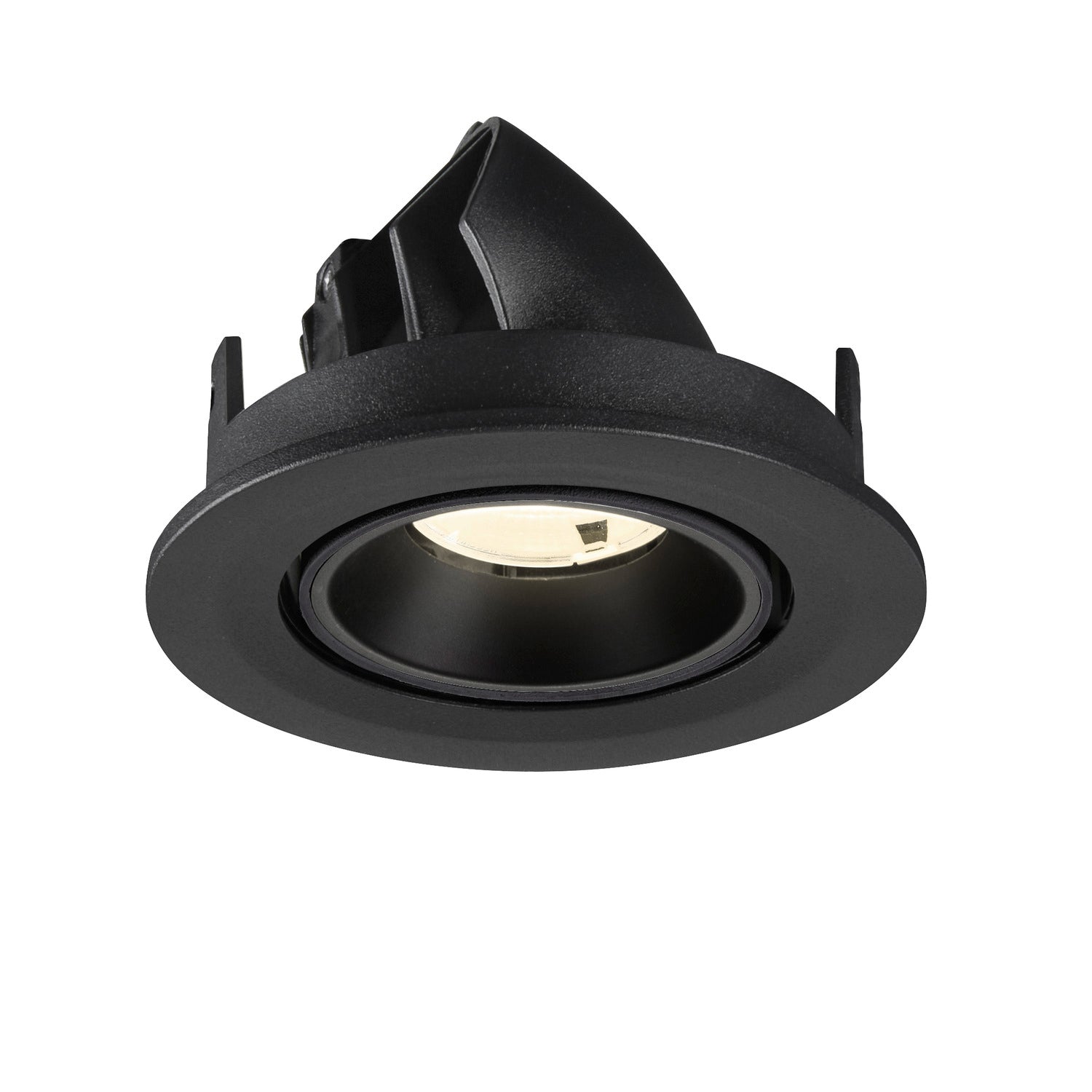NUMINOS® GIMBLE S, Luminária de teto embutida, 4000 K, 20°, IP20, redonda, preta