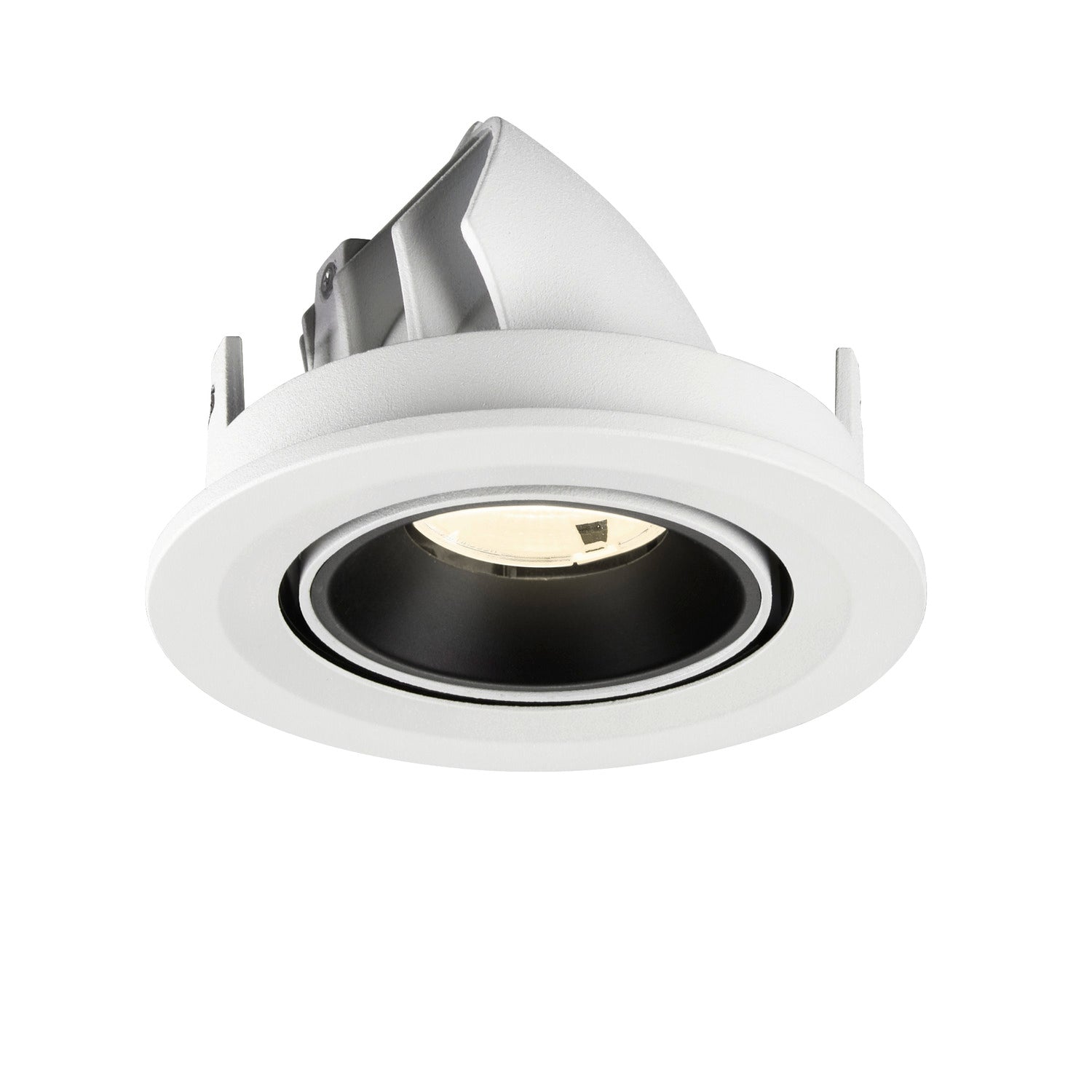 NUMINOS® GIMBLE S, luminária para encastrar no teto, brance/preta 4000 K 20°