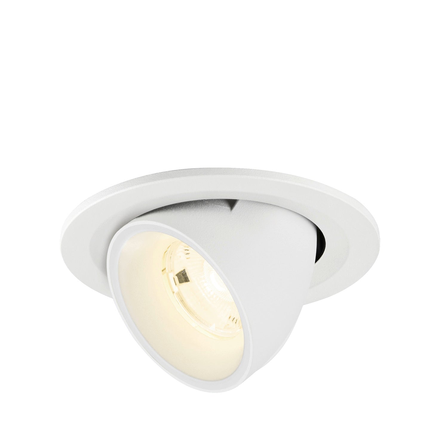NUMINOS® GIMBLE S, Luminária de teto embutida, 4000 K, 20°, IP20, redonda, branca