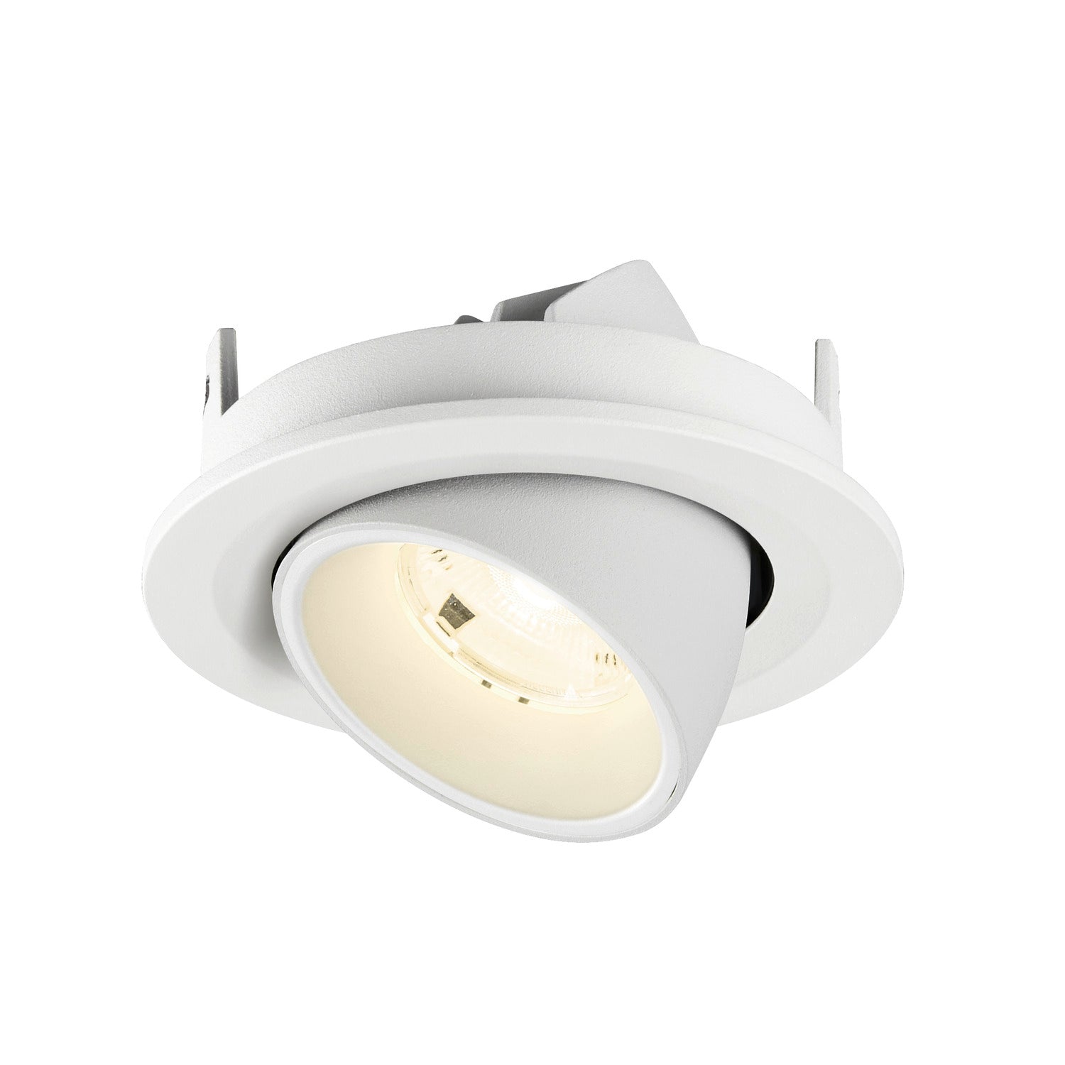 NUMINOS® GIMBLE S, Luminária de teto embutida, 4000 K, 20°, IP20, redonda, branca