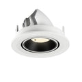 NUMINOS® GIMBLE S, luminária para encastrar no teto, brance/preta 4000 K 40°