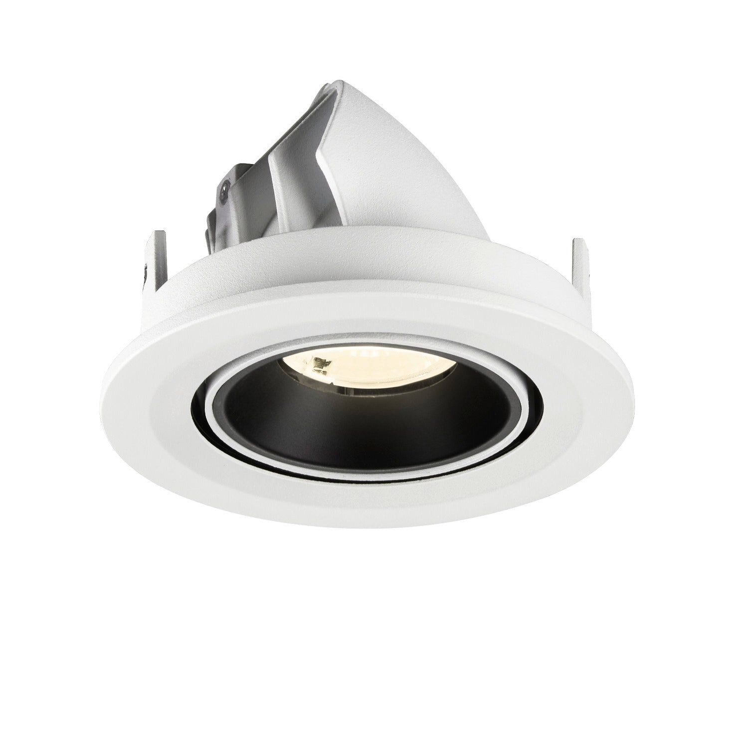 NUMINOS® GIMBLE S, luminária para encastrar no teto, brance/preta 4000 K 40°