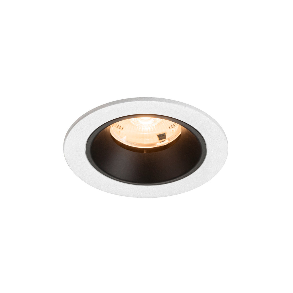 NUMINOS® S, luminária para encastrar no teto, brance/preta 2700 K 20°