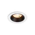 NUMINOS® S, luminária para encastrar no teto, brance/preta 2700 K 20°