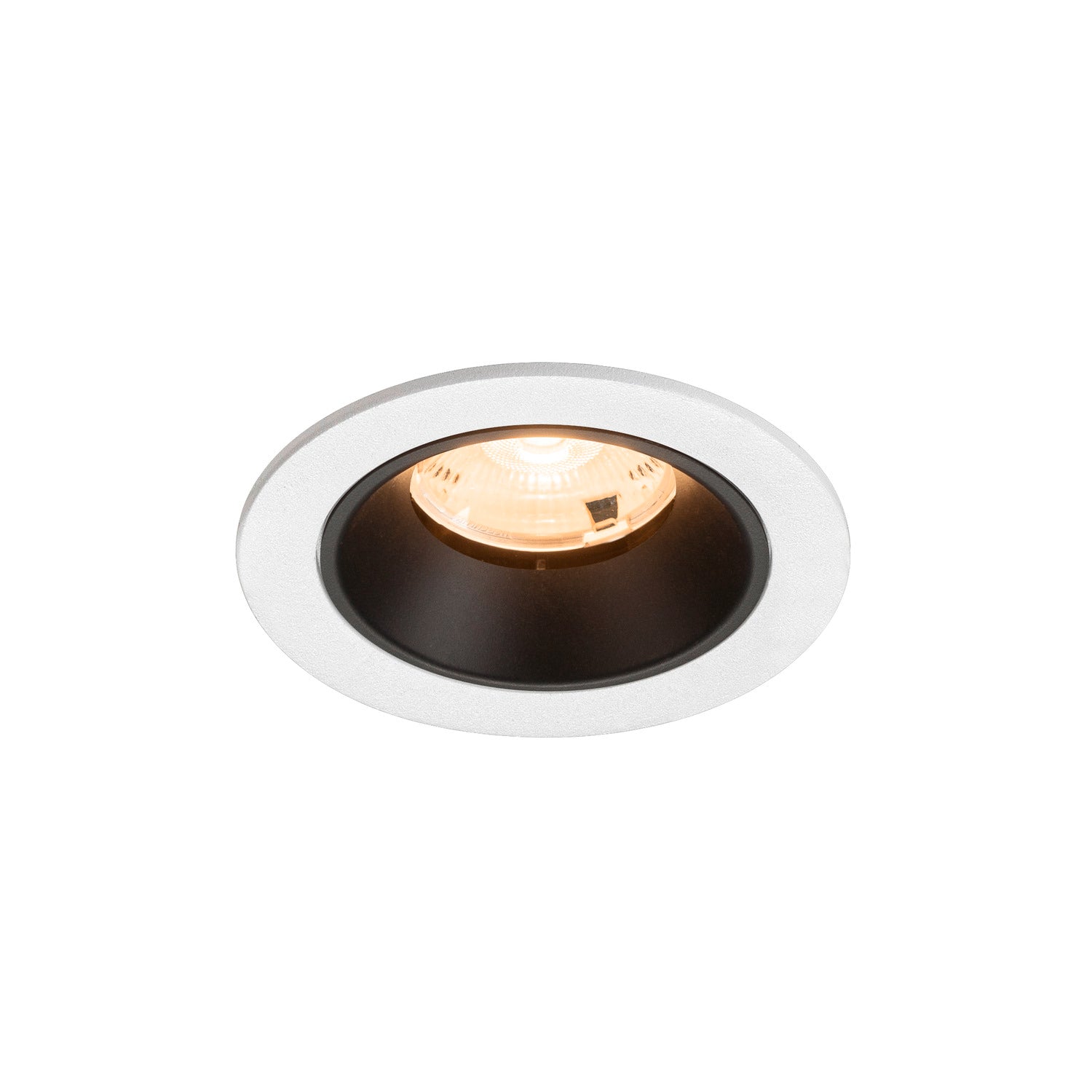 NUMINOS® S, luminária para encastrar no teto, brance/preta 2700 K 20°