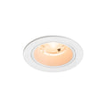 NUMINOS® S, luminária de teto embutida, 2700 K, 20°, IP20, redonda, branca