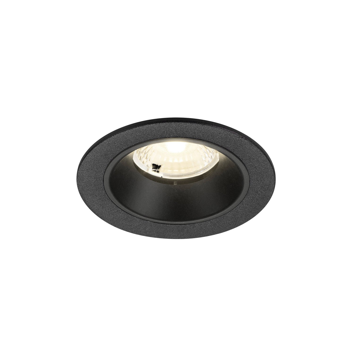 NUMINOS® S, luminária de teto embutida, 4000 K, 40°, IP20, redonda, preta
