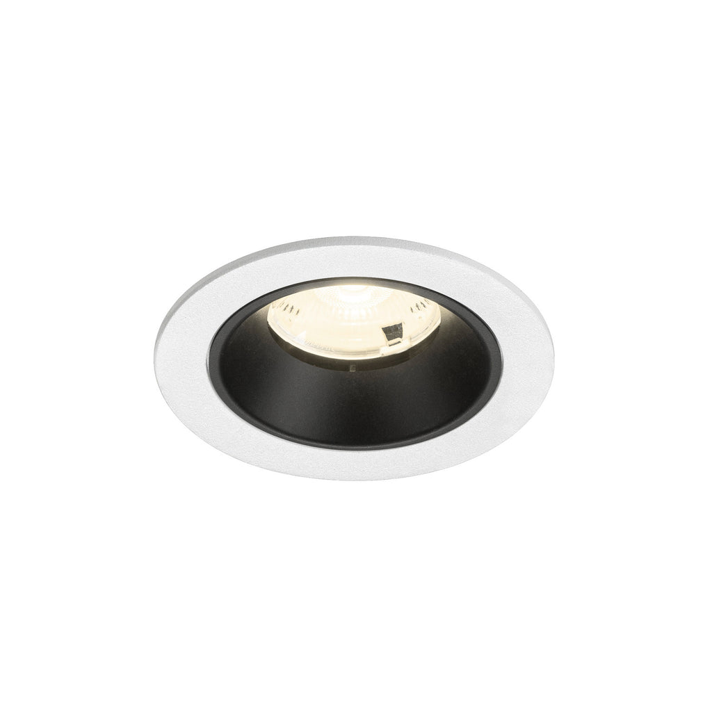 NUMINOS® S, luminária para encastrar no teto, brance/preta 4000 K 20°