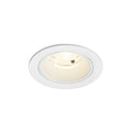 NUMINOS® S, luminária de teto embutida, 4000 K, 20°, IP20, redonda, branca