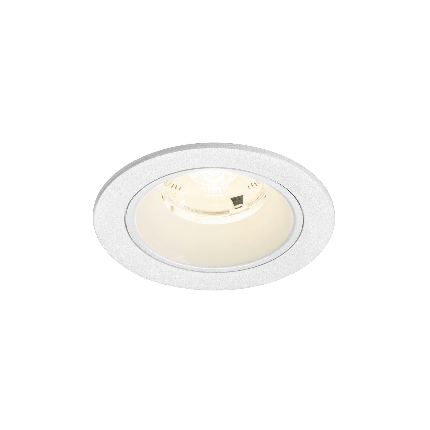 NUMINOS® S, luminária de teto embutida, 4000 K, 20°, IP20, redonda, branca