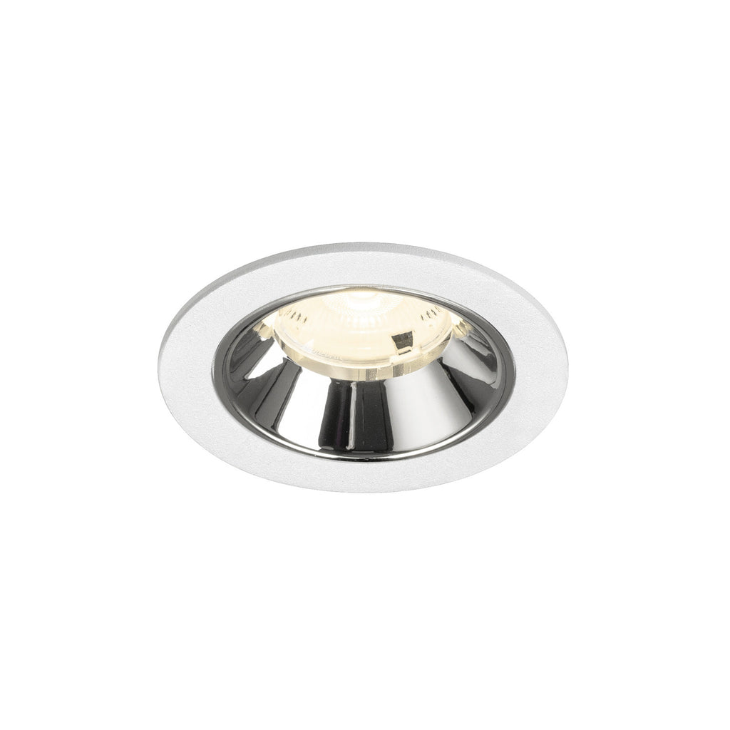 NUMINOS® S, luminária para encastrar no teto, brance/cromada 4000 K 20°