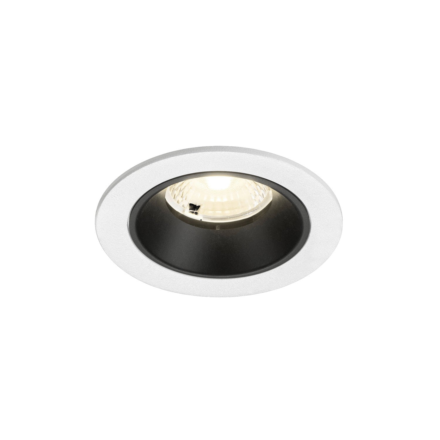 NUMINOS® S, luminária para encastrar no teto, brance/preta 4000 K 40°