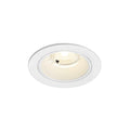 NUMINOS® S, luminária de teto embutida, 4000 K, 40°, IP20, redonda, branca