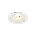 NUMINOS® S, luminária de teto embutida, 4000 K, 55°, IP20, redonda, branca