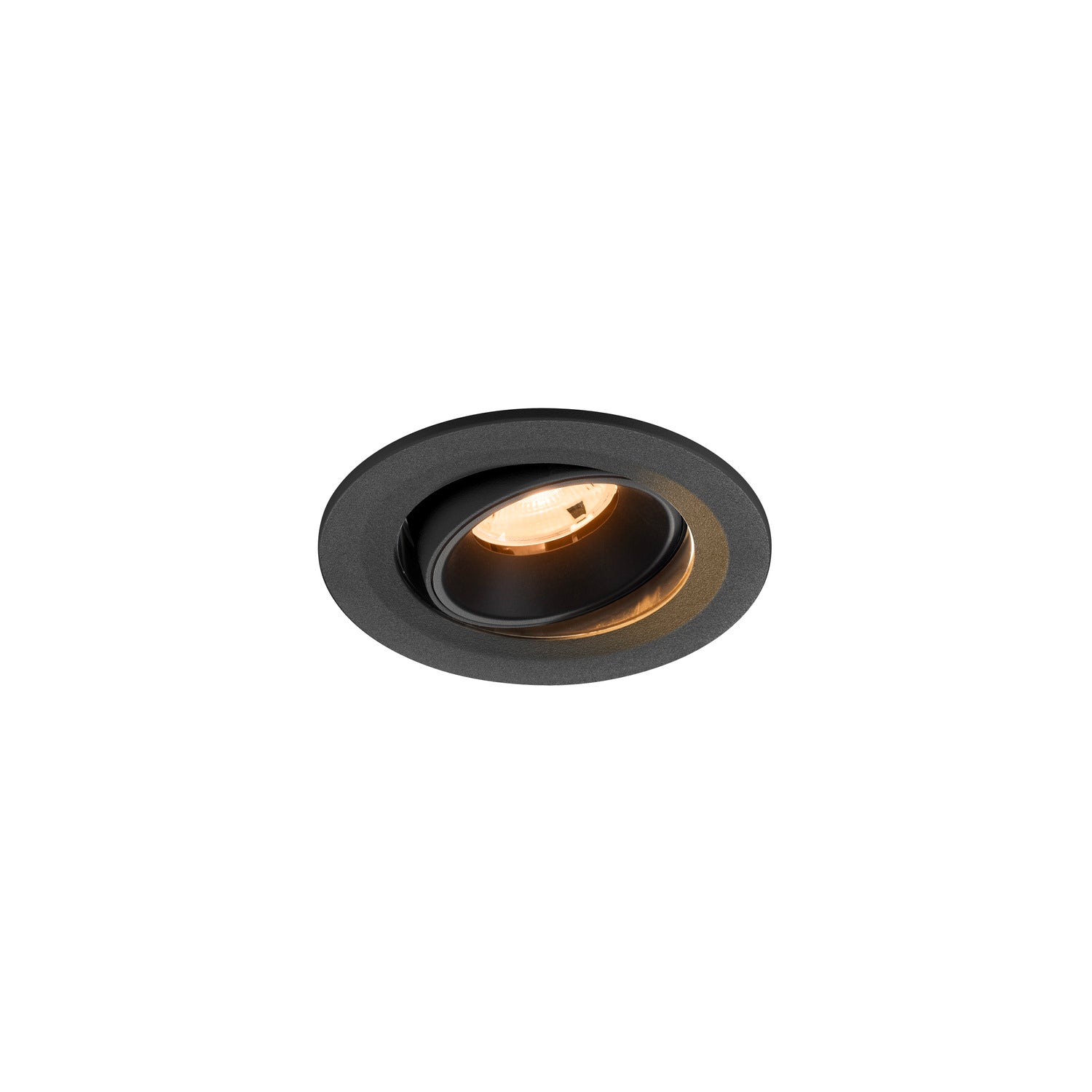 NUMINOS® MOVE S, Luminária de teto embutida, 2700 K, 20°, IP20, redonda, preta