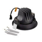 NUMINOS® MOVE S, Luminária de teto embutida, 2700 K, 40°, IP20, redonda, preta