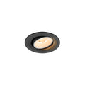 NUMINOS® MOVE S, Luminária de teto embutida, 2700 K, 40°, IP20, redonda, preto / branco