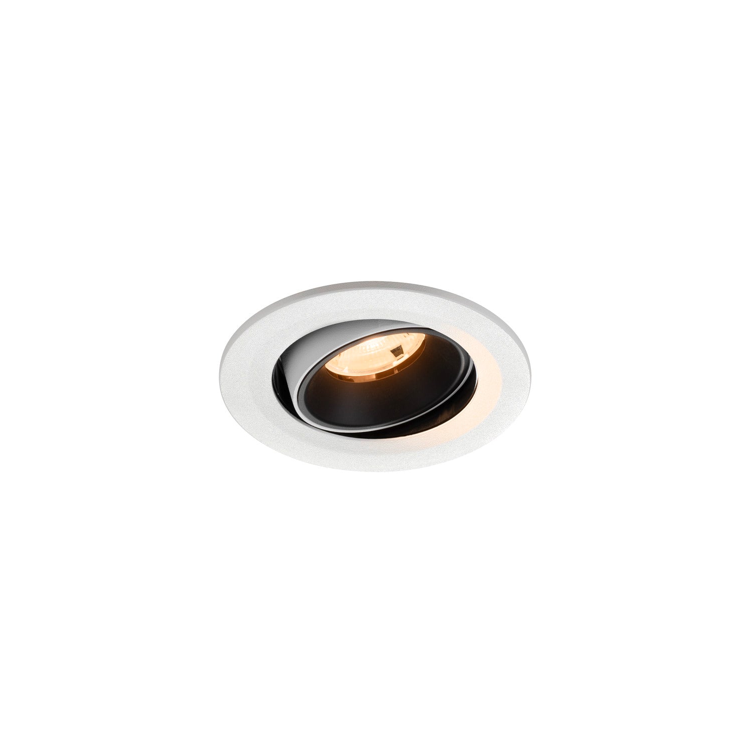 NUMINOS® MOVE S, luminária para encastrar no teto, brance/preta 2700 K 20°