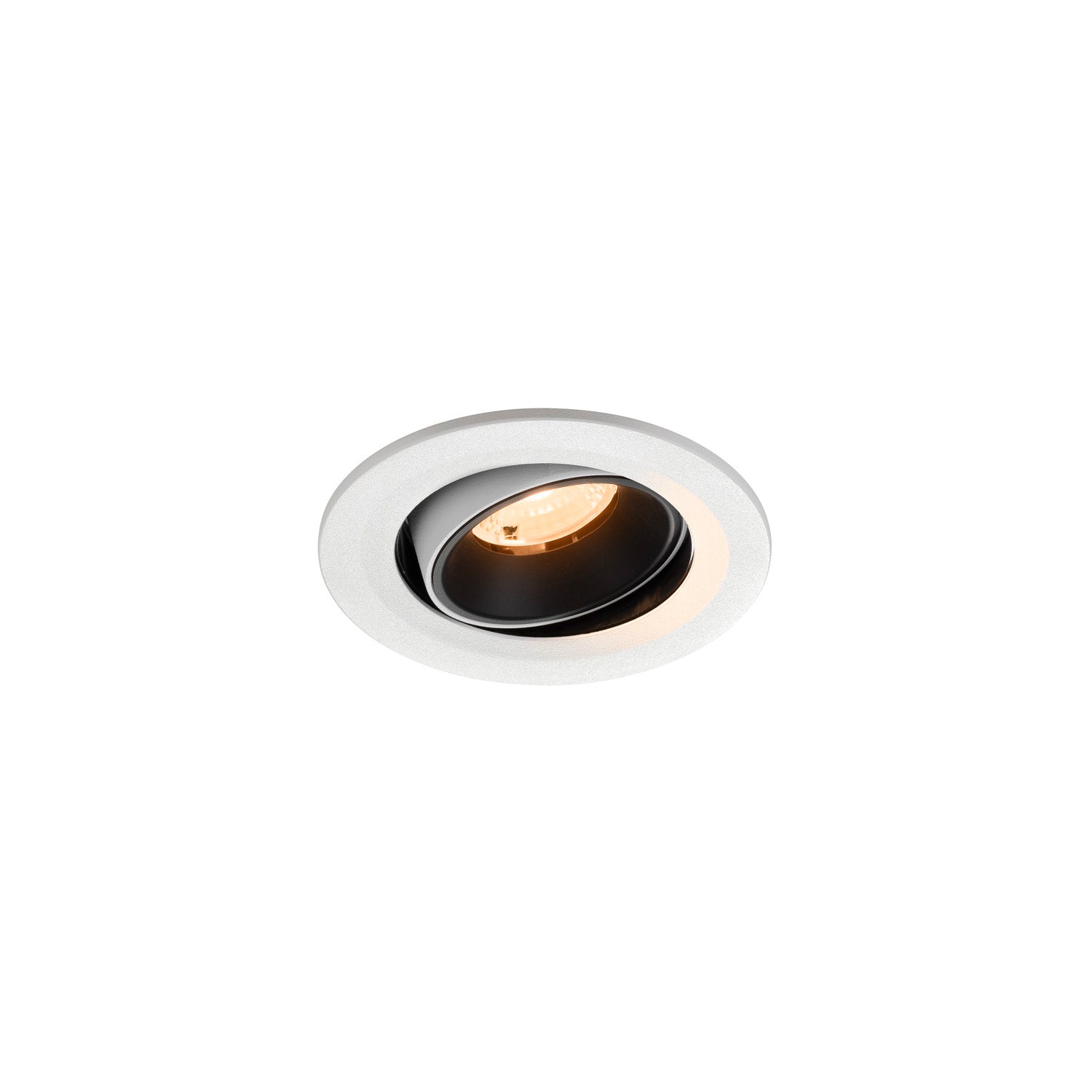NUMINOS® MOVE S, luminária para encastrar no teto, brance/preta 2700 K 40°