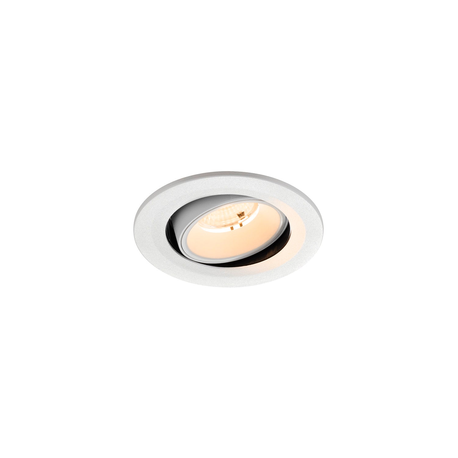 NUMINOS® MOVE S, Luminária de teto embutida, 2700 K, 55°, IP20, redonda, branca