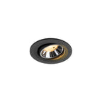 NUMINOS® MOVE S, luminária para encastrar no teto, preta/cromada 3000 K 20°